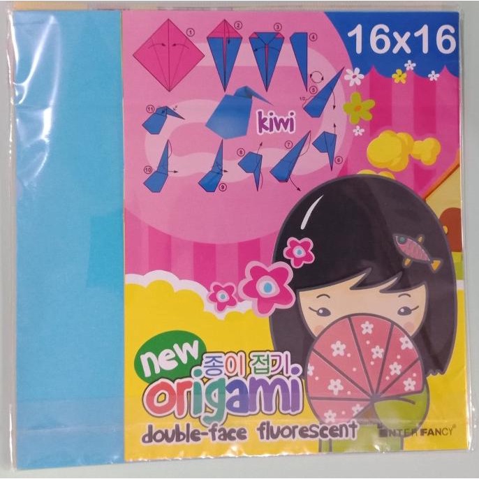 

Kertas Lipat Origami 2 Sisi Double Face 16 x 16 25 Lembar sellanorimart