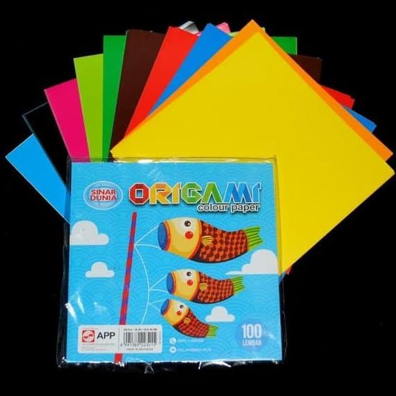 

Kertas Lipat Origami Sinar Dunia SIDU 14 x 14 100 Lembar