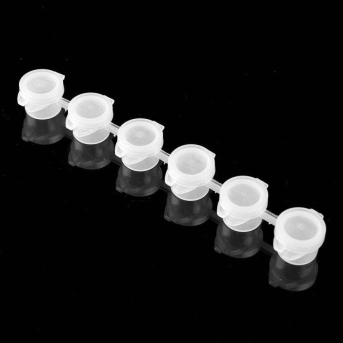 

Pot Plastic Renteng / Wadah Cat / Tempat Cat Kosong 6 x 5ml sellanorimart