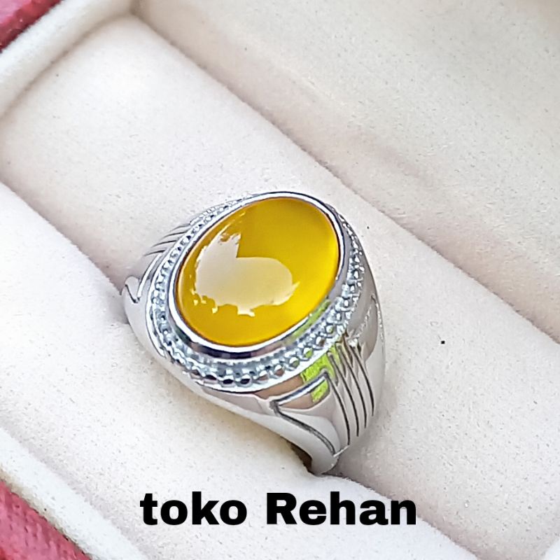 CINCIN BATU CEMPAKA KUNING SUPER KEREN