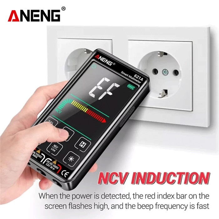 HOT SALE ANENG 621A MULTIMETER DIGITAL SMART TOUCH SCREEN WATCH MA CURRENT ORI TERMURAH