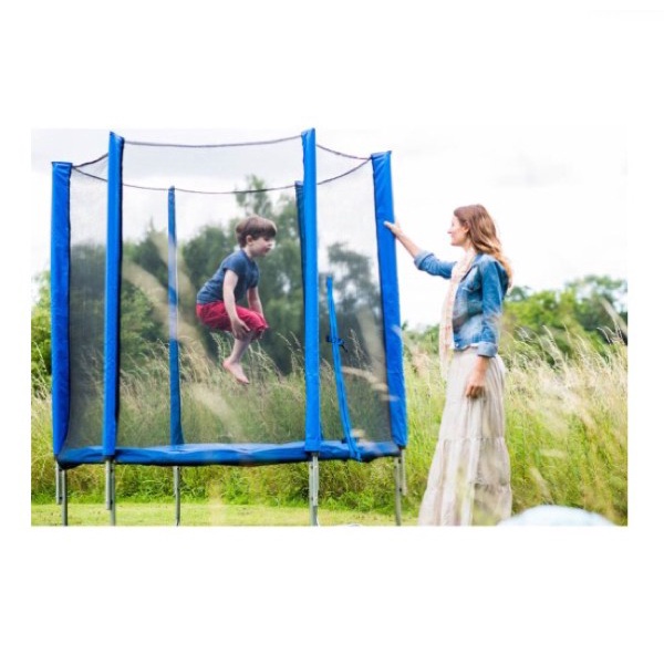 Terlaris Trampoline And Enclosure 6 Feet Mainan Trampoline Anak Dengan Jaring