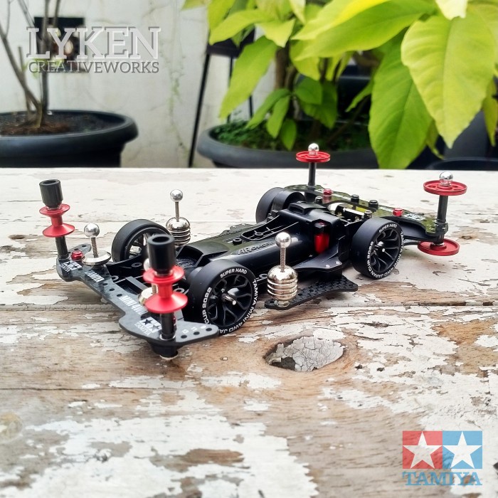 PROMO TAMIYA STO 50 AR CHASSIS FULLSET W/ HG CARBON SIDE DAMPER / SD / B-MAX TERBARU