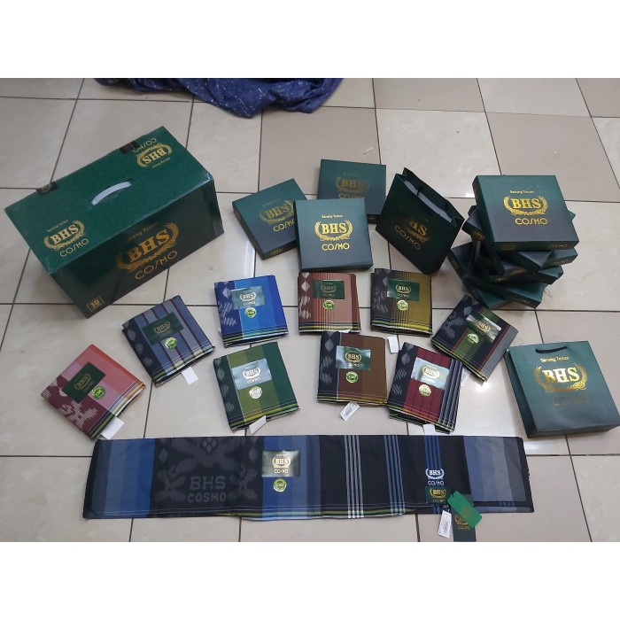 Terlaris Sarung Bhs Cosmo Gold Motif