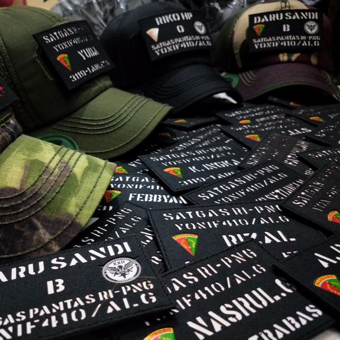 

Terlaris Custom Patch Cutting Laser 5Pcs