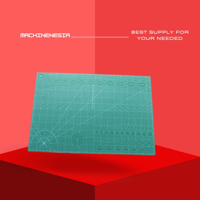 

Terlaris Cutting Mat A1 60 X 90 Cm Besar / Alas Pemotong Kertas Kain Kaca Kayu