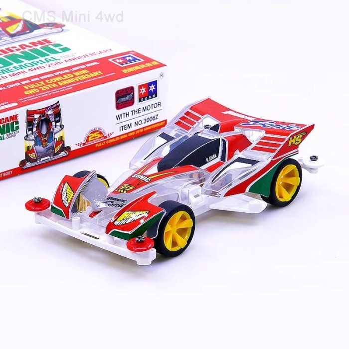 HOT SALE TAMIYA DA XING HURRICANE SONIC MEMORIAL (BODY CLEAR TZX CHASSIS) TERMURAH