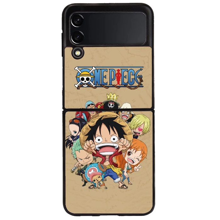 Case Casing Softcase Hardcase Samsung Galaxy Z Flip 3 4 Z Fold 3 4 One Piece Anime Character Kawai A
