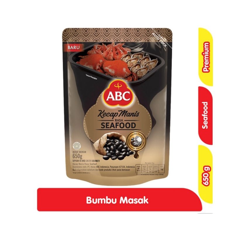 

ABC Kecap Manis Rasa Daging Asap Refill 650 gr