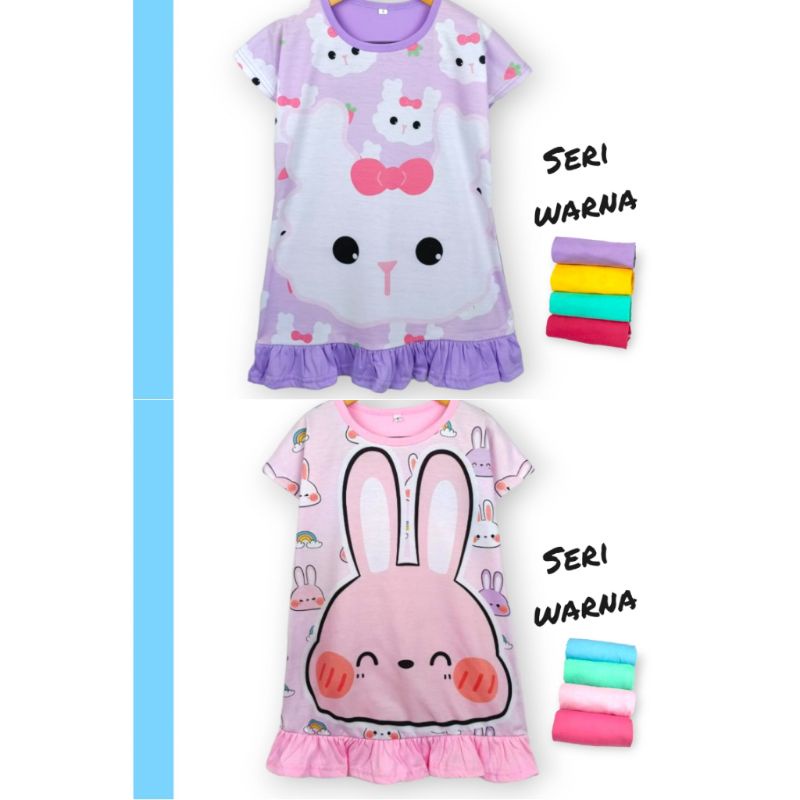 (ECER TERMURAH) dedina dress daster dedina printing 2-8th