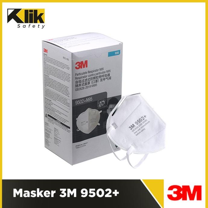 Ready COD !!! Masker 3M 9502+ N95 KN95 Headloop Original Per BOX