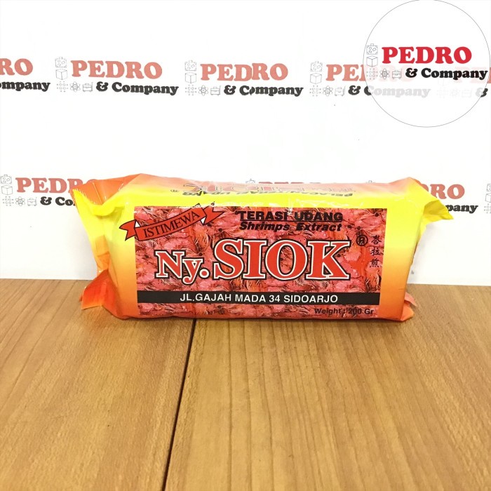 

Ny. Siok - Terasi Udang Mentah/ Raw Shrimp Paste (200 Gr)