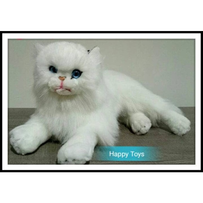 Boneka Kucing Anggora Mata Biru