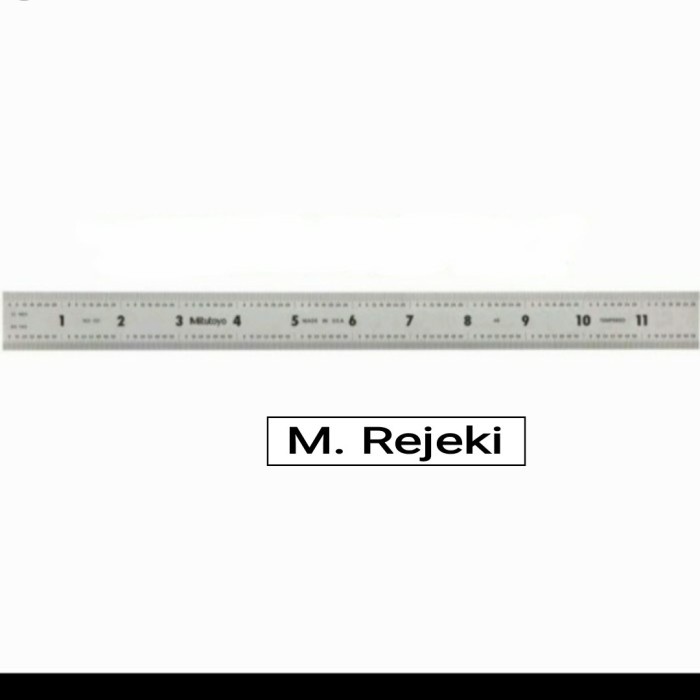 

Terlaris Penggaris Mitutoyo 60 Cm 182-165 Stainless Steel Ruler Rulers 24 In