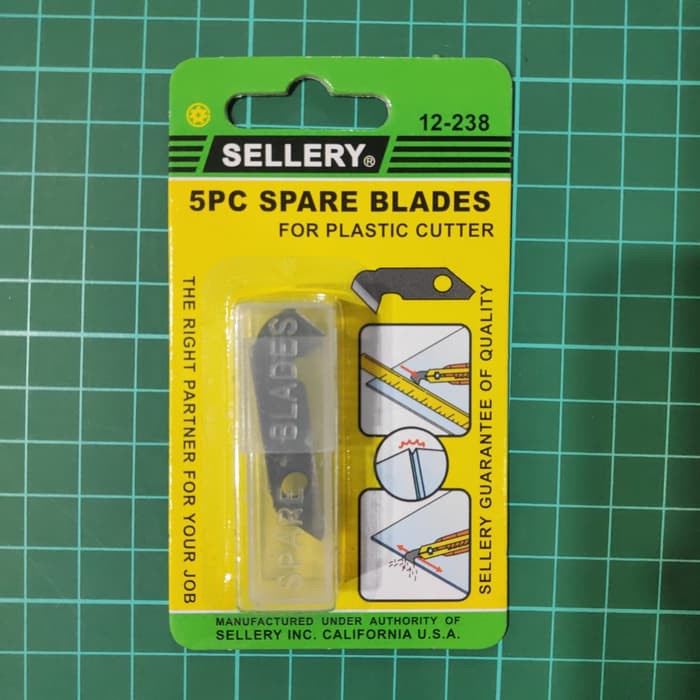 

Refill Isi Ulang Pisau Cutter Acrylic Akrilik Sellery ISI 5 PCS