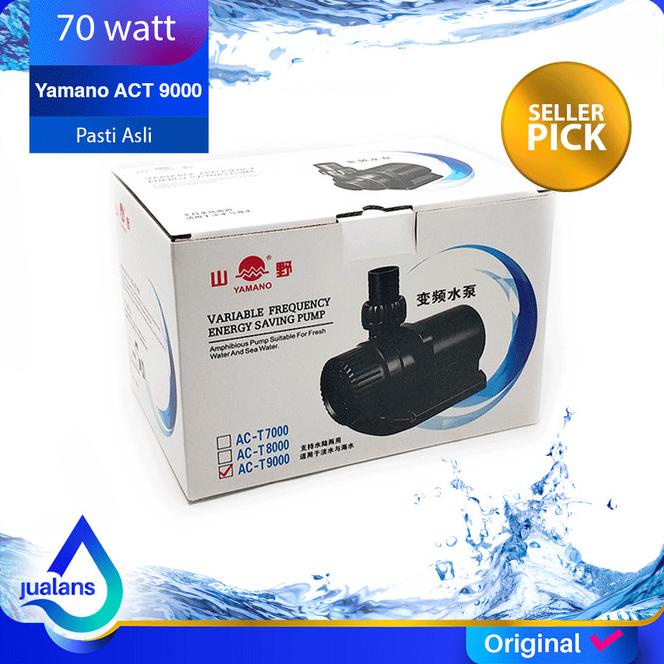 Yamano Act 9000 Pompa Air Celup Aquarium Kolam Low Watt