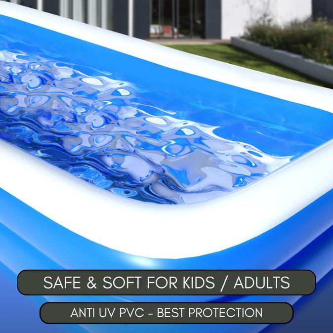 Kolam Renang Karet Anak/Dewasa Jumbo Kolam Pompa Tiup Inflatable Pool