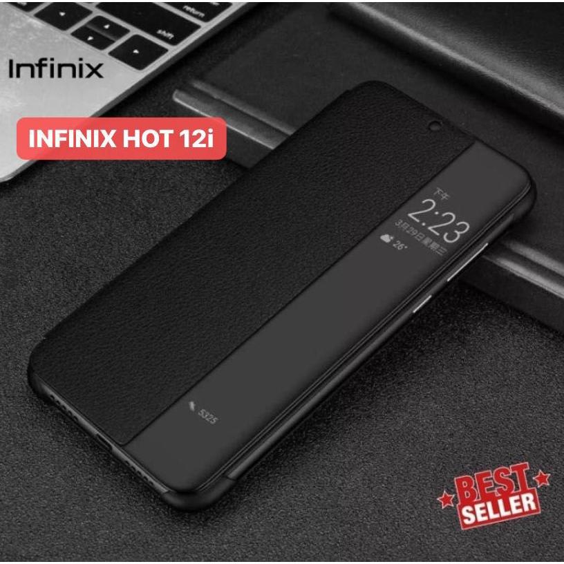 Populer Case Infinix Hot 12I Note 10 Pro Nfc Hot 11 10 Play Note 8 Hot 8 9 9 Play Smart 4 Smart 5 Zero 8 Note 7 Lite Flip Case Kulit Leather Sarung Dompet Casing Handphone Wxy