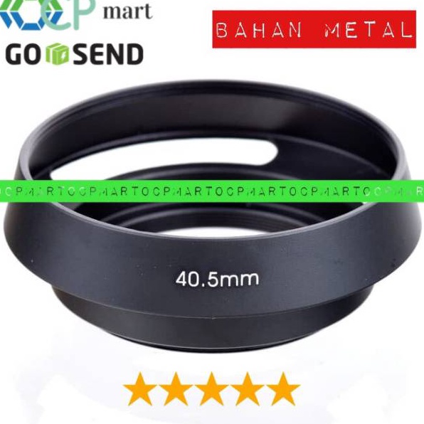 ➨Best Terlaris↓ 67FH0 Metal Lens Hood 40.5mm 40,5mm 40.5 40,5 mm sony a5000 a5100 a6000 a6400 a6500 