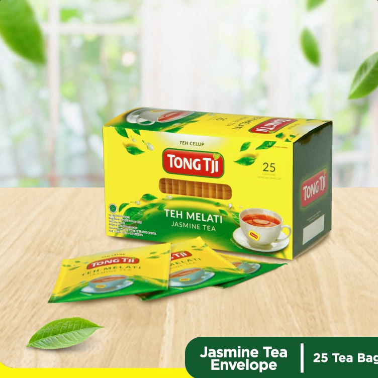 

Free Ongkir/ Tong Tji Jasmine Tea dgn Amplop 25s, Teh Celup per Pack