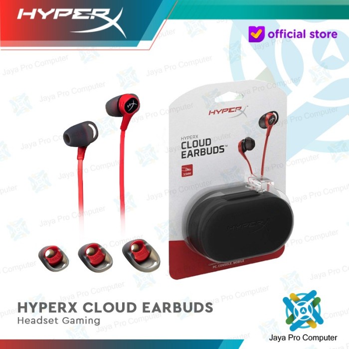 Headset Gaming Kingston HyperX Cloud Earbuds - Earphone Hyper X