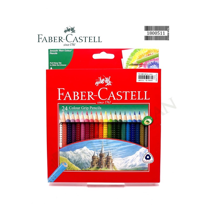 

Sil Warna Grip Faber Castell 24 Warna