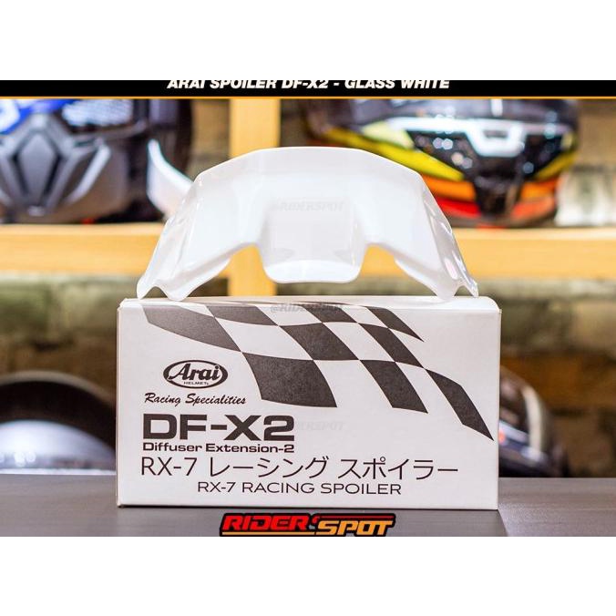 Ready Aksesori Spoiler Helm Arai RX-7X | Arai Helmet Wing Terlaris