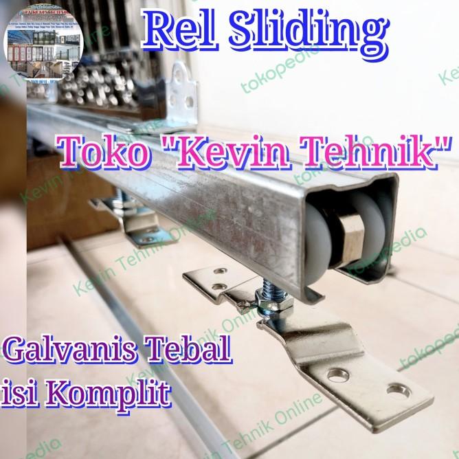 Rel Sliding J4 210 Cm, Rel Pintu Geser, Rel Pintu Sliding