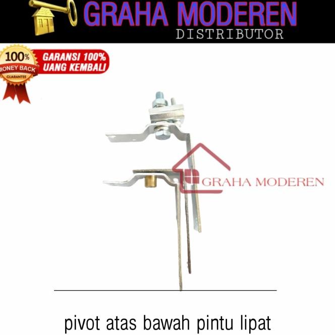 Componen Pintu Lipat 3M Rel Pintu Lipat 1Set Complete Accecories Lipat