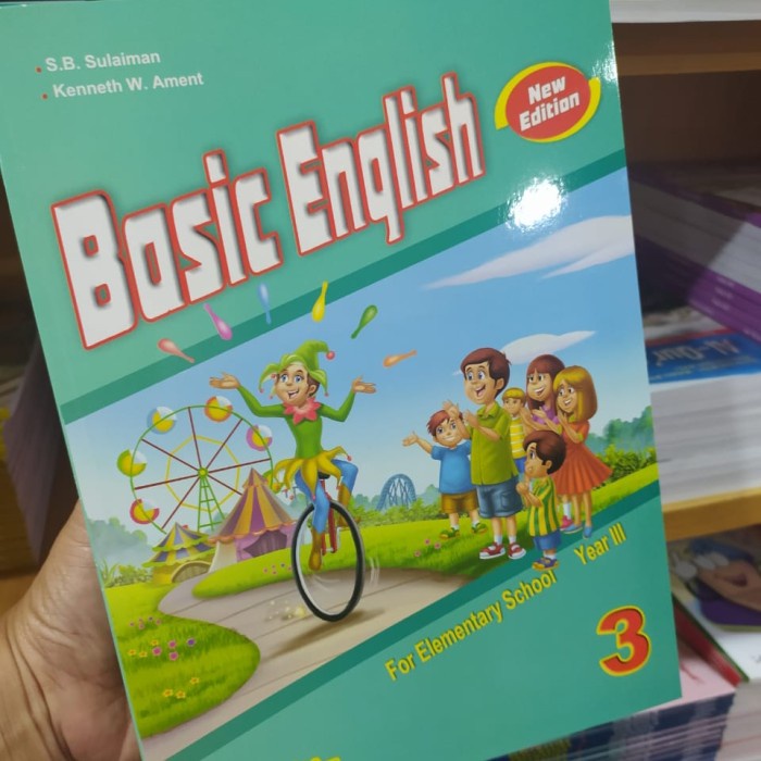MUST HAVE BUKU BASIC ENGLISH - BAHASA INGGRIS KELAS 3 SD YUDHISTIRA TERMURAH