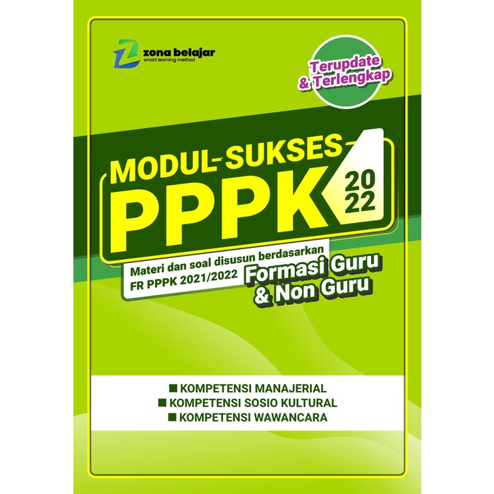 DISKON SPESIAL MODUL SUKSES PPPK 2022 (FORMASI UMUM (GURU/NON GURU) TERLARIS