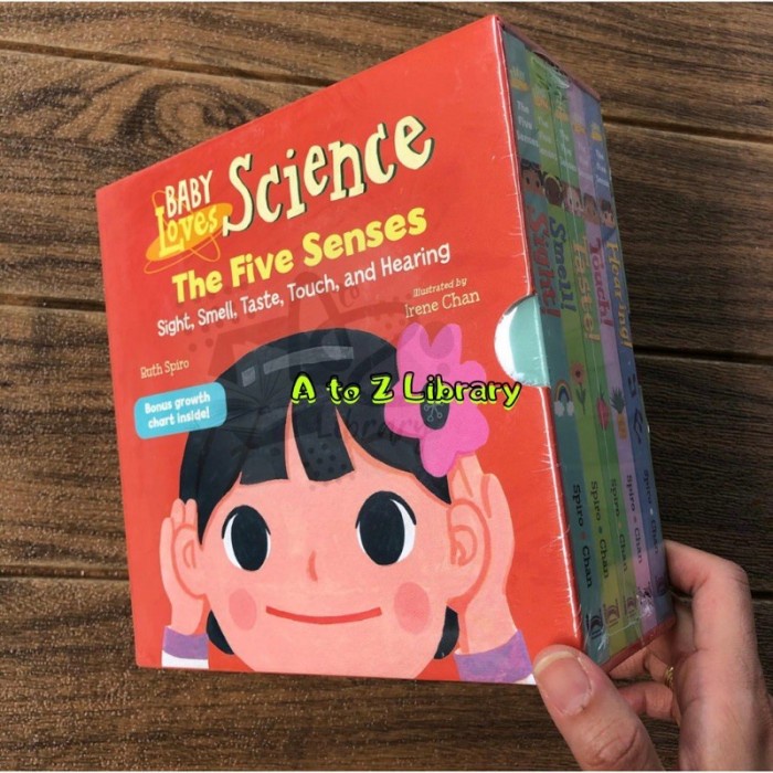 DISKON SPESIAL BUKU IMPORT ANAK BABY LOVES SCIENCE, THE 5 SENSE ECER / SATUAN TERBARU