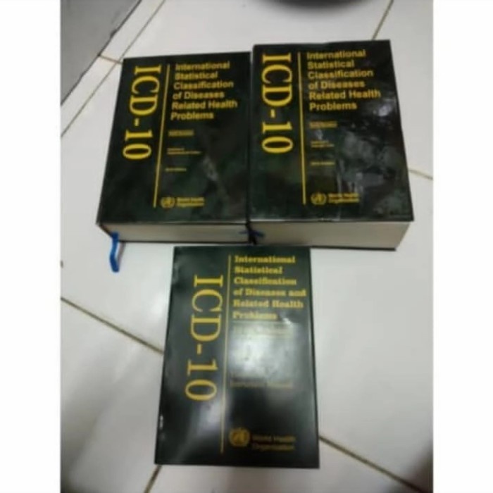 HOT SALE BUKU ICD 10 TAHUN 2016 TERMURAH