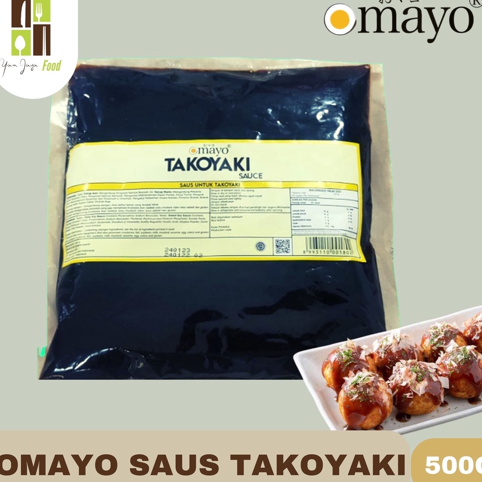 

Ready.. Omayo Takoyaki Sauce/ Saus Takoyaki/ Saus Tempura / Garlic Butter Saus / Halal 500g 67J