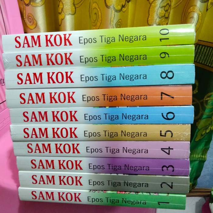 FLASH SALE BUKU ORIGINAL - SAM KOK EPOS TIGA NEGARA SET 1-10 OLEH LO KUAN TIONG TERBARU