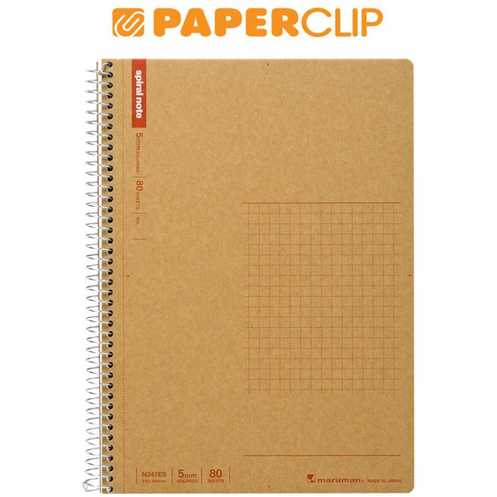 

Notebook A5 Maruman N247Es Spiral 80S Kotak
