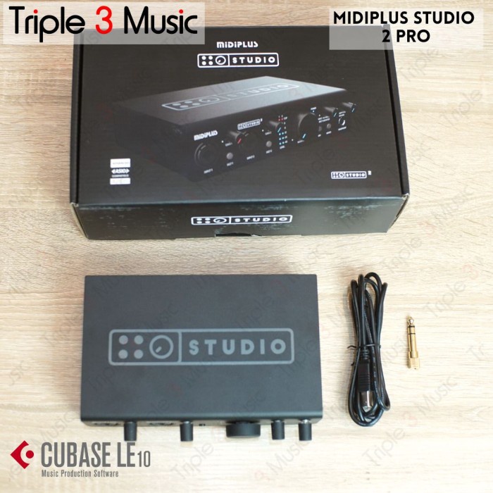 Terlaris Midiplus Studio 2 Pro Soundcard Recording Triple3Music