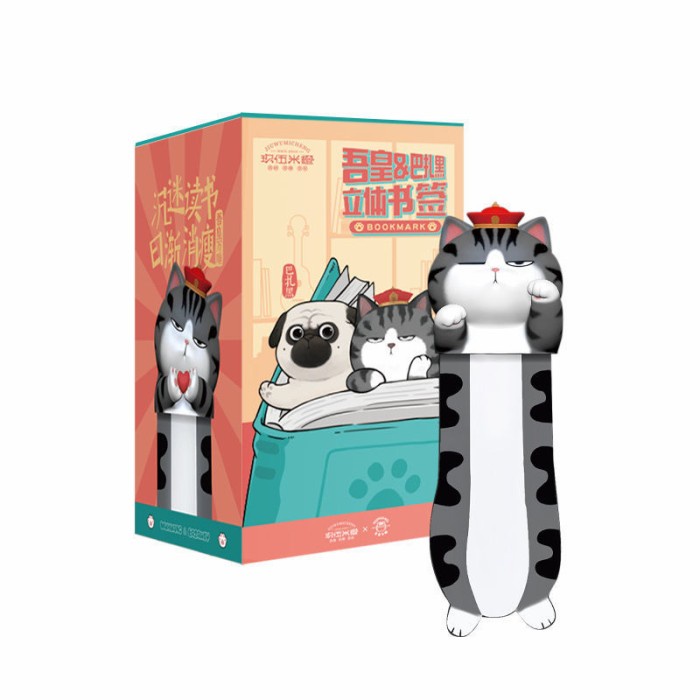 

Terlaris Pembatas Buku Bookmark 3D My Emperor Wanshui Cat Cute Lucu Unik Kucing