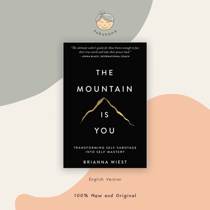 Terlaris Buku Import Thought Catalog The Mountain Is You (Original English
