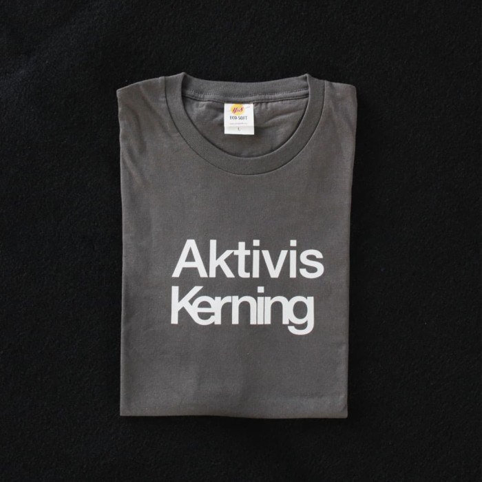 

Terlaris T-Shirt Aktivis Kerning Dgi (Light Grey / Charcoal)