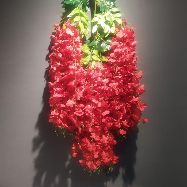 Terbaru Wisteria Jumbo/ Bunga Artificial (Harga Perlusin)