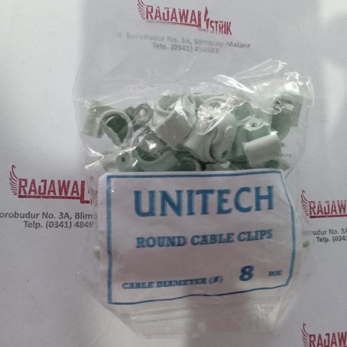 

jual round cable clip klem kabel klip kabel 8mm murah