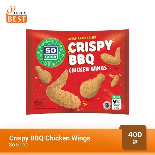 So Good Crispy BBQ Chicken Wings / Sayap Ayam Krispi BBQ 400 gr