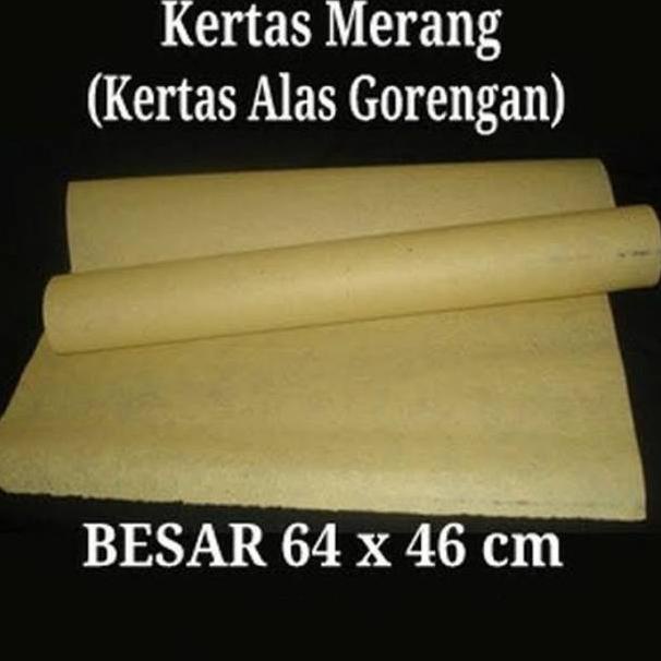 

Promo Kertas Merang / Kertas Dedek / Kertas Serap Minyak Penggorengan - 20 Lb J23X