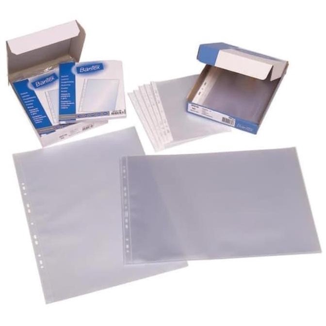 

Plastik Pp Pocket / Sheet Protector A5 Bantex 2032 Isi 100