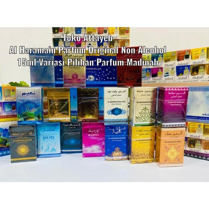 Al Haramain Parfum Non Alcohol 15ml Ori Variasi Pilihan Parfum Madinah