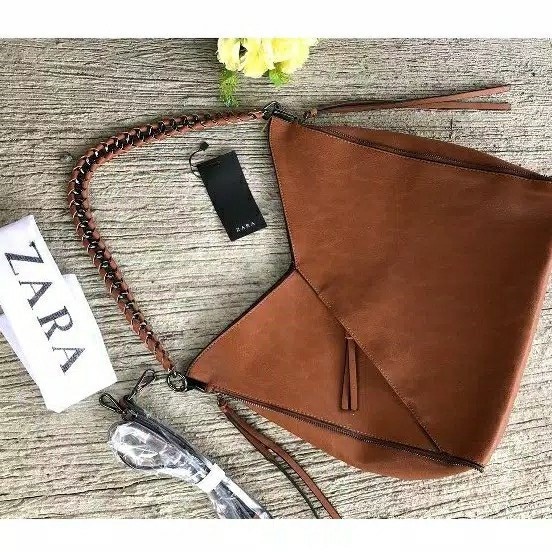 MUST HAVE TAS WANITA CEWEK BRANDED HOBO ZARA HANDBAG CHAIN BUCKET IMPORT MURAH TERMURAH