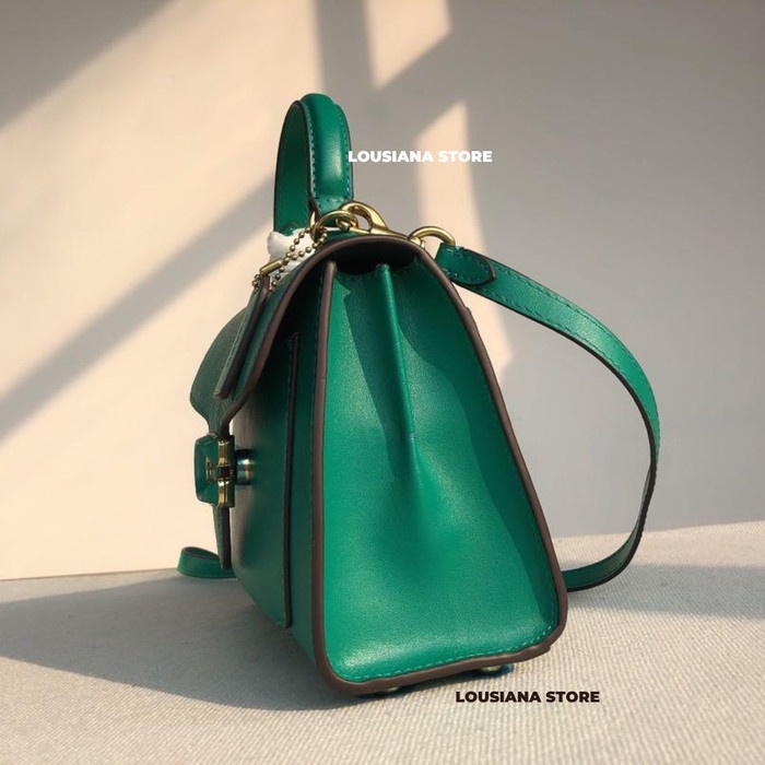 FLASH SALE TAS WANITA COACH TABBY 20 TOP HANDLE GREEN TERBARU