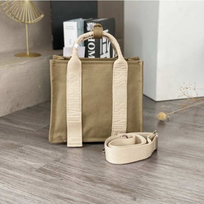 HOT SALE TAS WANITA ZARA MINI CANVAS TOTE BAG WITH SLOGAN TERMURAH