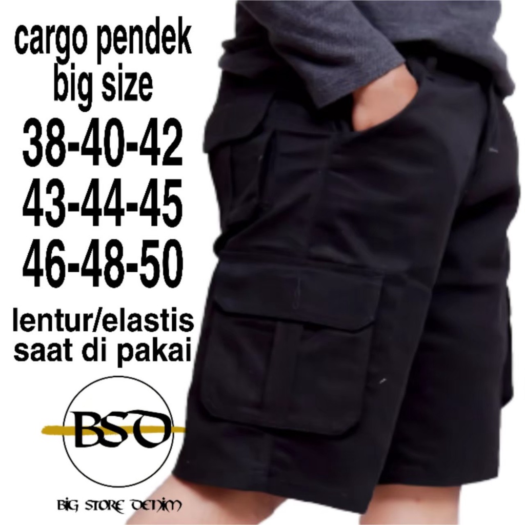 Celana Jumbo Pria Pendek 38 40 42 44 46 48 50/Celana CARGO Pria Pendek BIG SIZE/Celana CARGO Cowo/Co